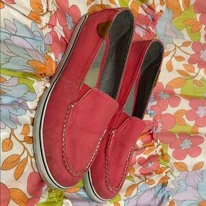Sperry Pink  Slipons for Women 8.5